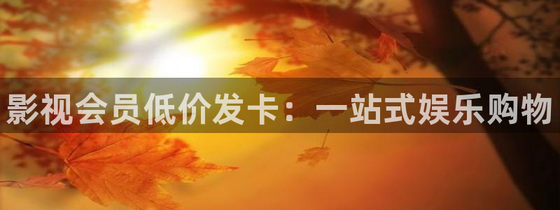 南瓜影视大全电视剧在线观看：影视会员低价发卡：一站式娱乐购物